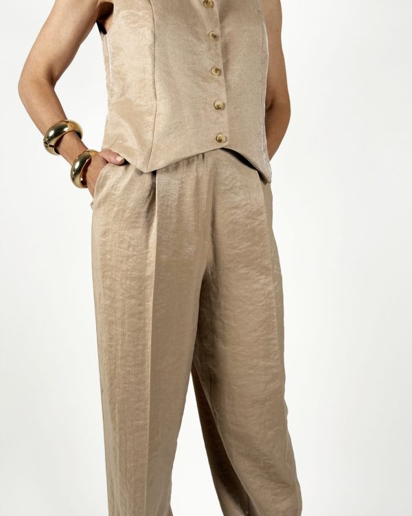 Pantalone Taormina - Abbigliamento Donna Artigianale e Sartoriale - Eleganza Unica | LaMuliShop
